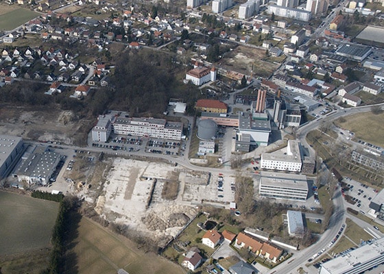 Fertigstellung Lager- und Garagenhallen