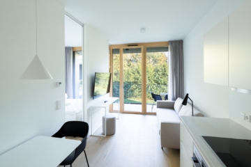 Möbliertes Premium-Apartment mit Tiefgaragenparkplatz und vielen Extras – perfekt für Studenten und Singles !, 4600 Wels, Apartment